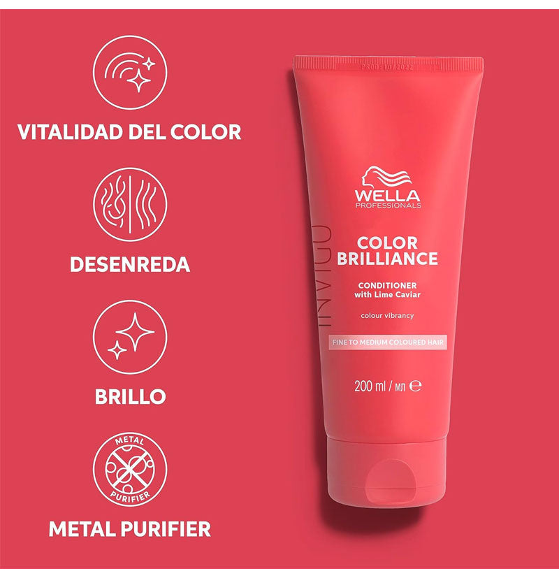 Acondicionador Color Brillance 200ml Wella