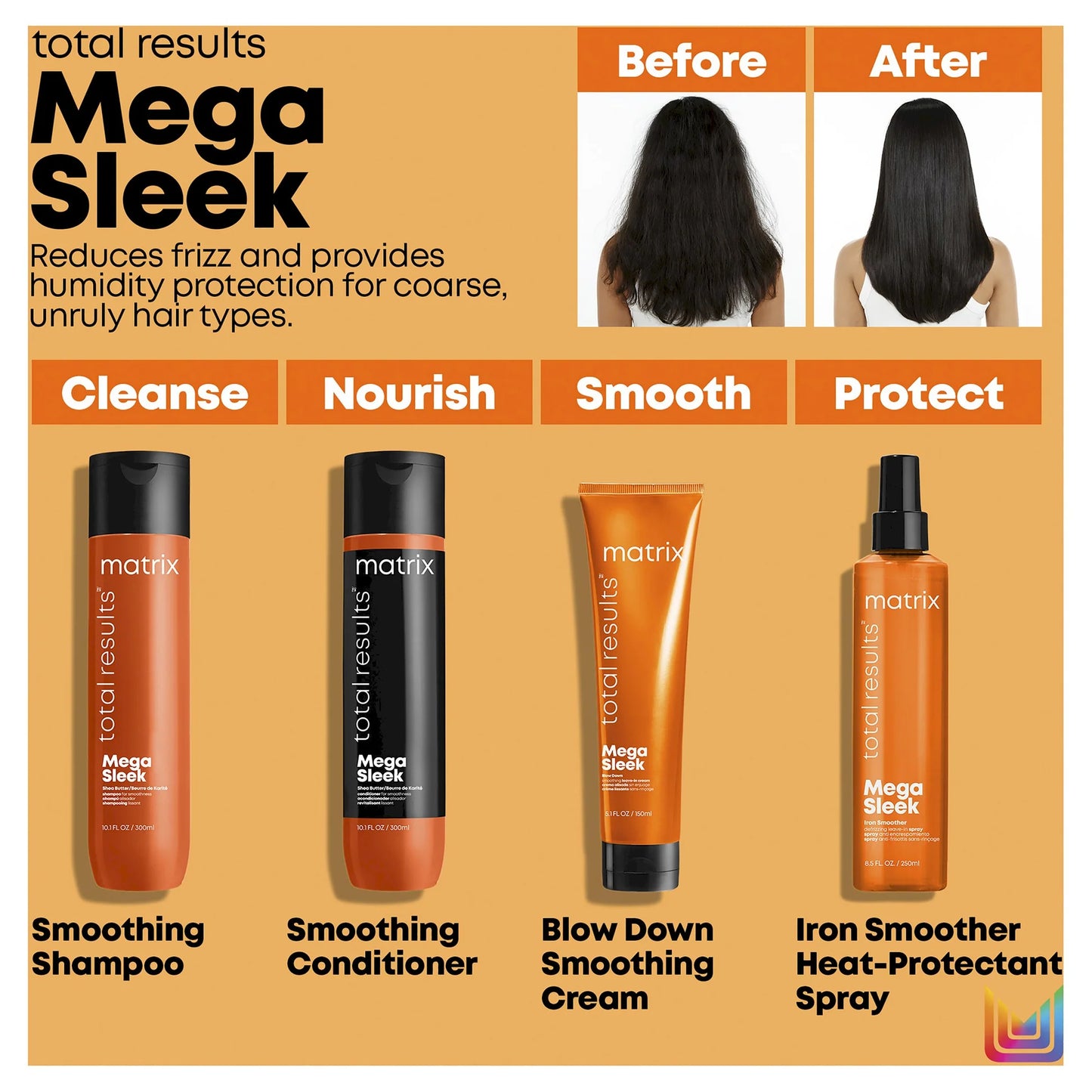 Total Results | Mega Sleek Conditioner 300ML