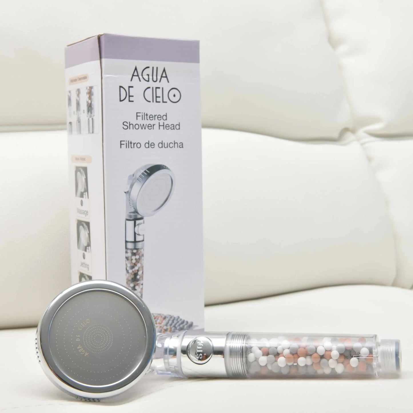 Filtro de ducha agua de cielo