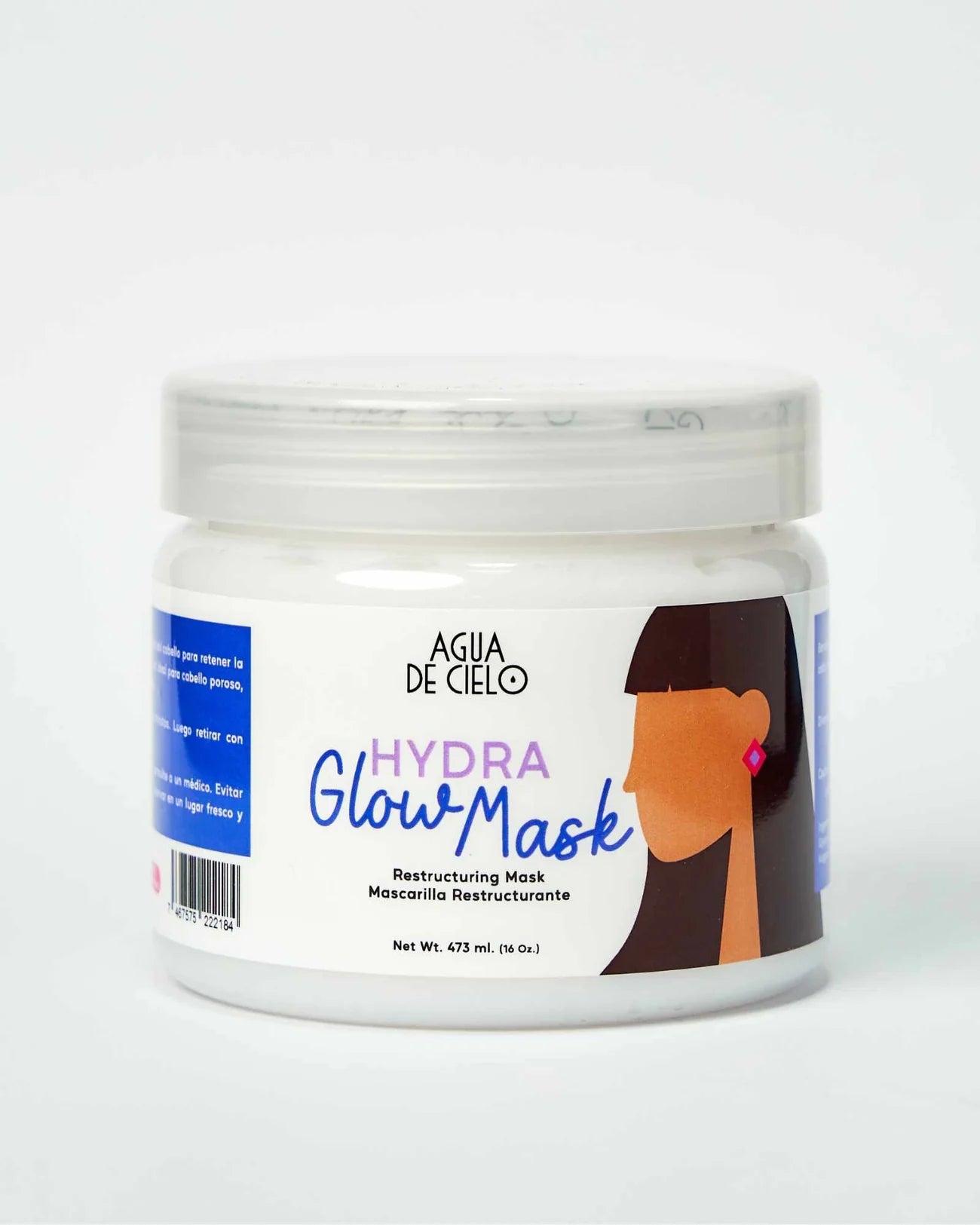 Mascarilla Reestructurante Hydra Glow agua de cielo 16 oz