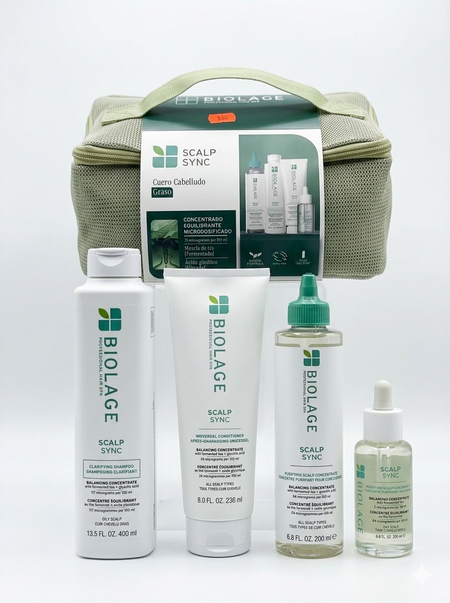 Kit Cuero Cabelludo Graso Scalp Biolage