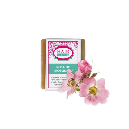 Jabon Rosa Mosqueta Hair Plus 1 Unidad