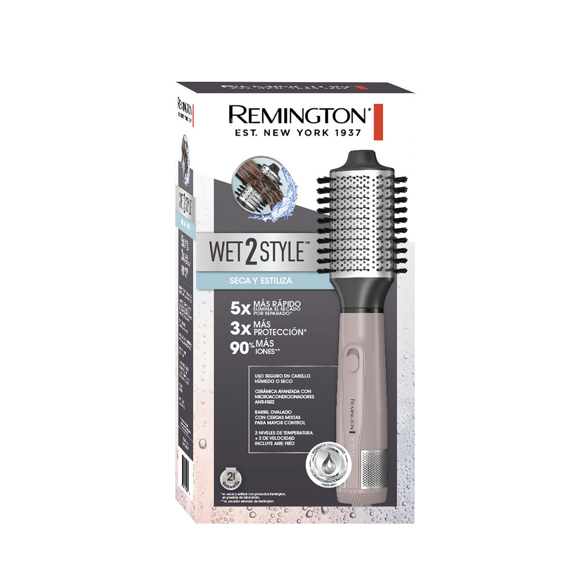 Cepillo De Aire Wet2Style Remington