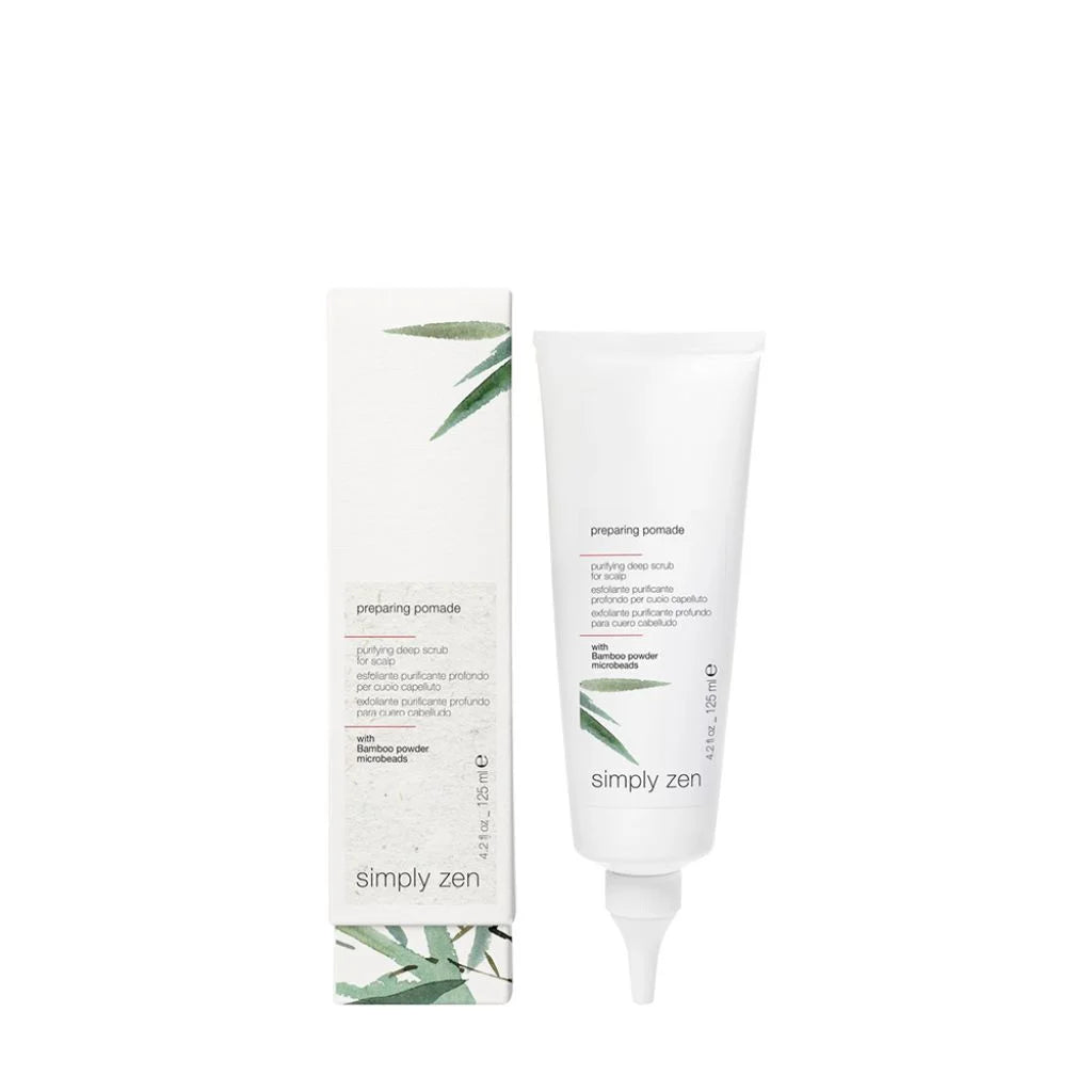 Preparing Pomade Purifying Scrub Simply  Zen 125ml