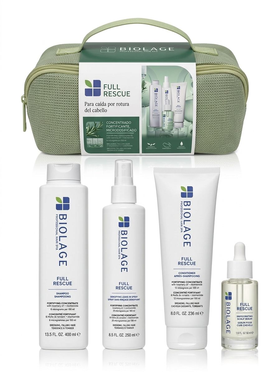 Kit Para Caida Por Rotura Del Cabello Full Rescue Biolage